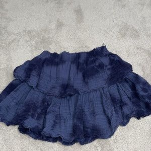 Aerie Rock and Ruffle Mini Skirt